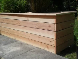 Hochbeet als Sichtschutz