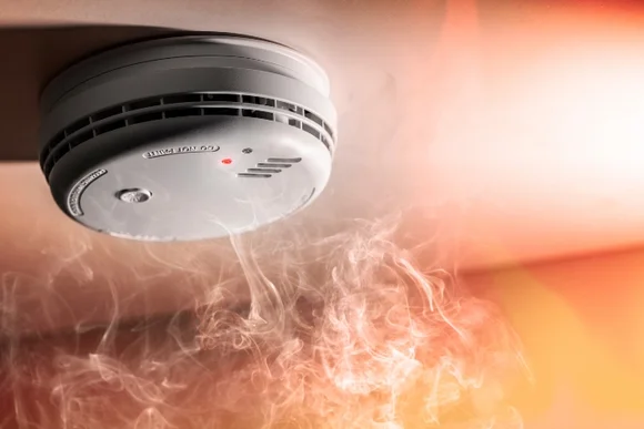 Rauchmelder an der Decke