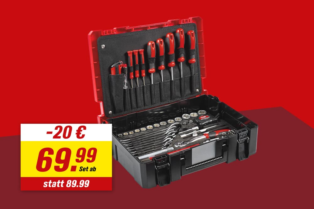 kwb-Werkzeugkoffer für nur 69,99 € statt 89,99 €