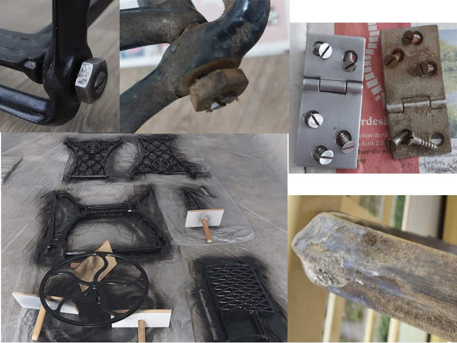 Restauration einer Nähmaschine