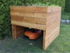 Holzgarage für Mähroboter