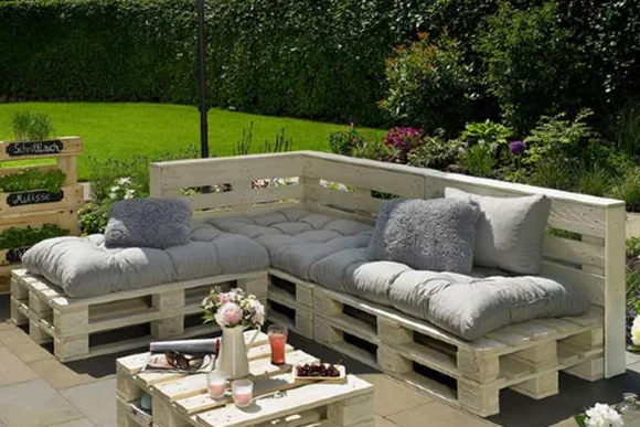 Gartenmöbel aus Paletten