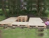 Holz für eine Terrasse aus Paletten