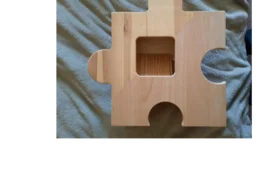 Holzpuzzleform mit Fächern