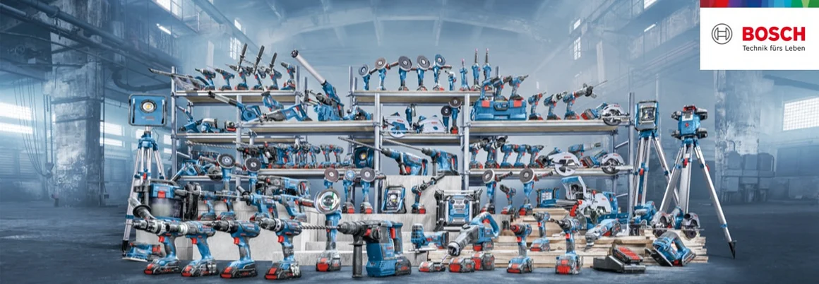 Vielzahl an Elektrowerkzeugen