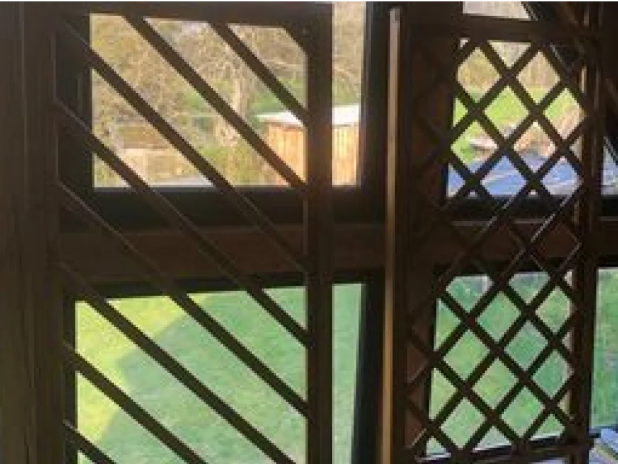 Holzrahmen eines Fensters