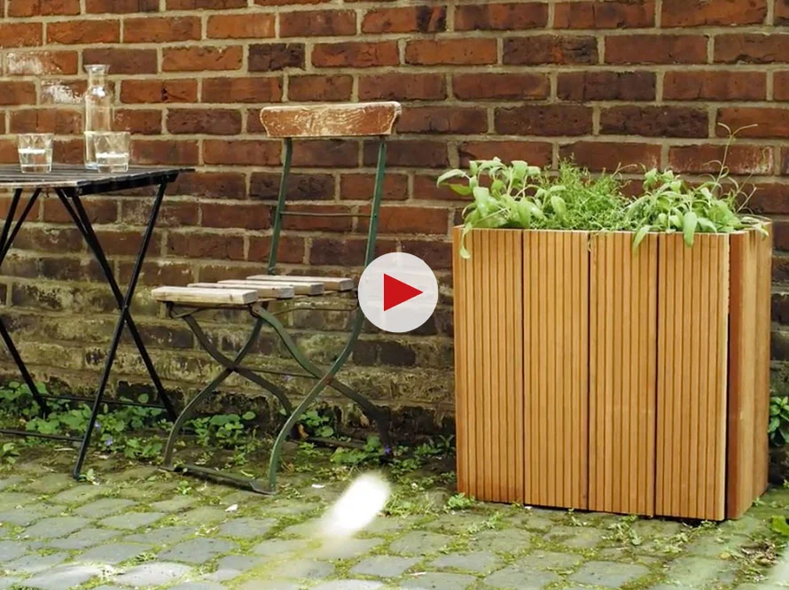 Blumenkasten aus Holz