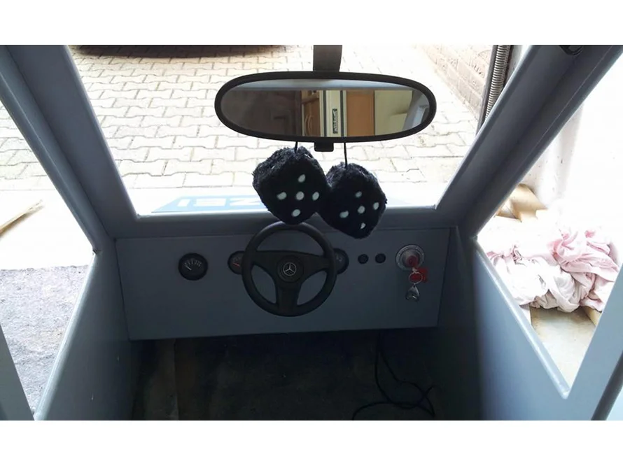 Innenraum eines Spielzeugautos