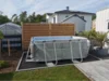 Rechteckiger aufstellbarer Gartenpool
