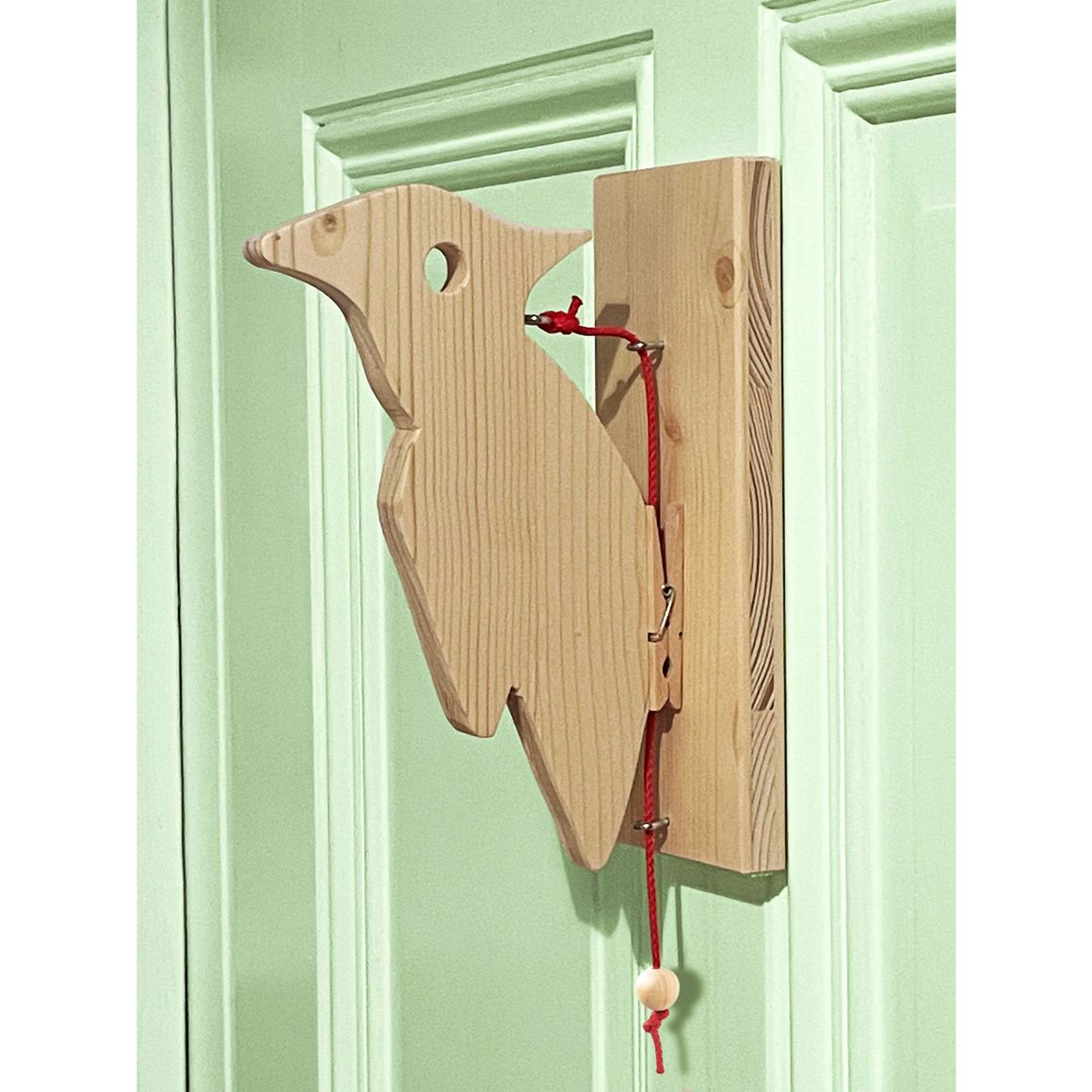 Spielzeug-Specht aus Holz