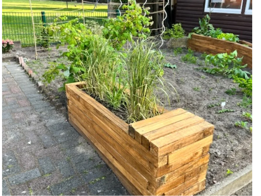 Hochbeet aus Holz