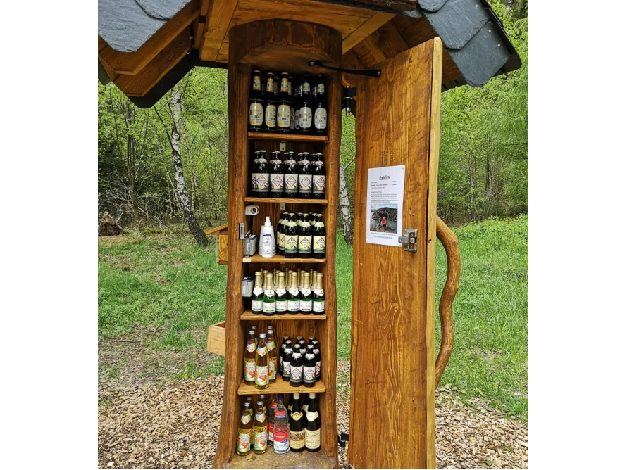 Getränke in einem Selbstbedienungsstand