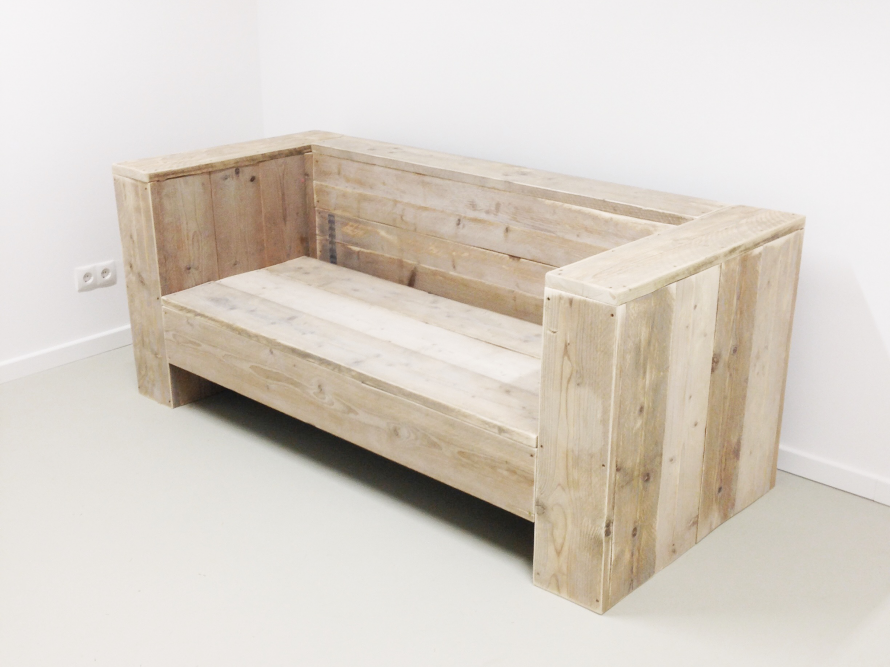Couch reclaimed wood