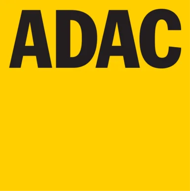 ADAC-Logo auf gelbem Hintergrund