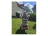 Windrad-Vogelhaus im Garten