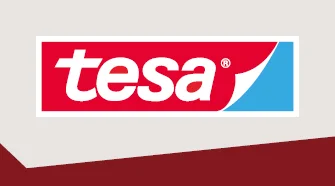 Rotes Logo mit abgerundeter Ecke