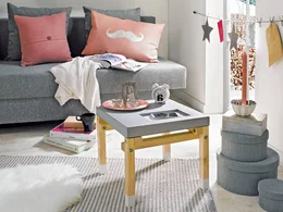 Betontisch Guss fern