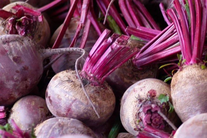 Haufen Rote Bete