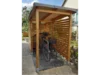 Fahrradständer aus Holz