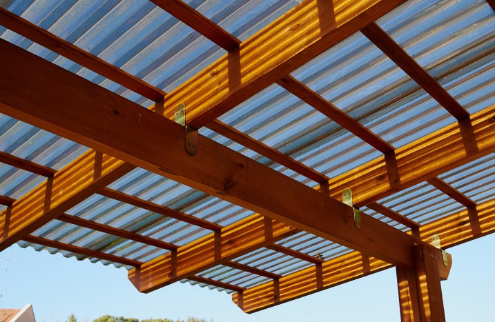 Pergola aus Holz