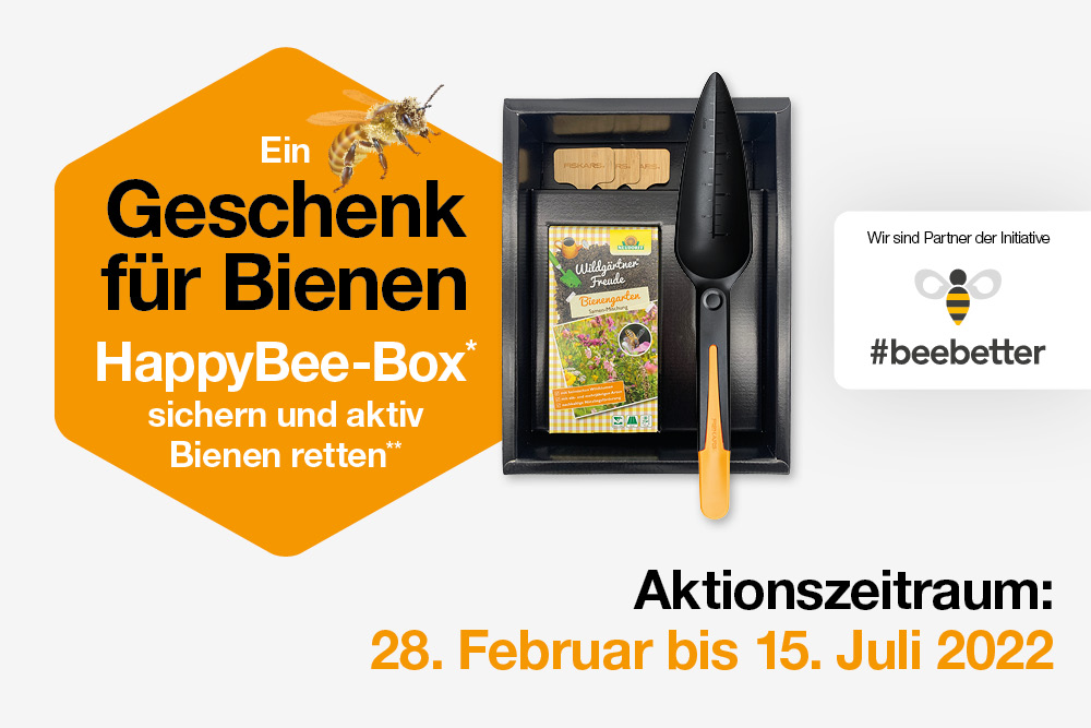 Fiskars Aktion Bienen retten