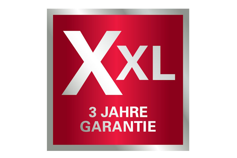 Drei Jahre Garantie