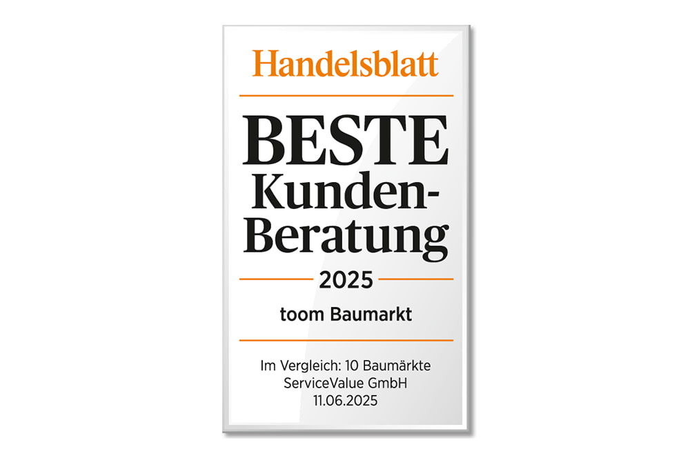 Siegel Beste Kundenberatung 2025 vom Handelsblatt