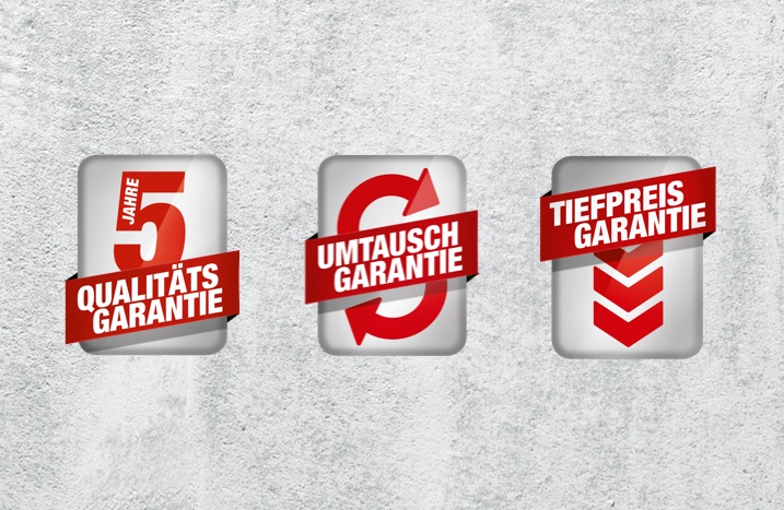 toom 3-fach Garantie