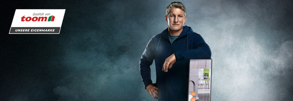 Bastian Schweinsteiger mit Greenvinyl