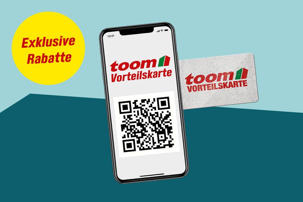 Smartphone mit QR-Code für Kundenkarte