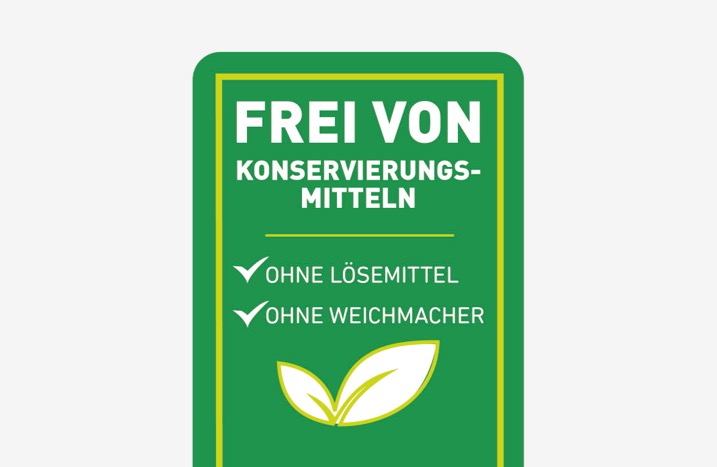Siegel konservierungsmittelfrei