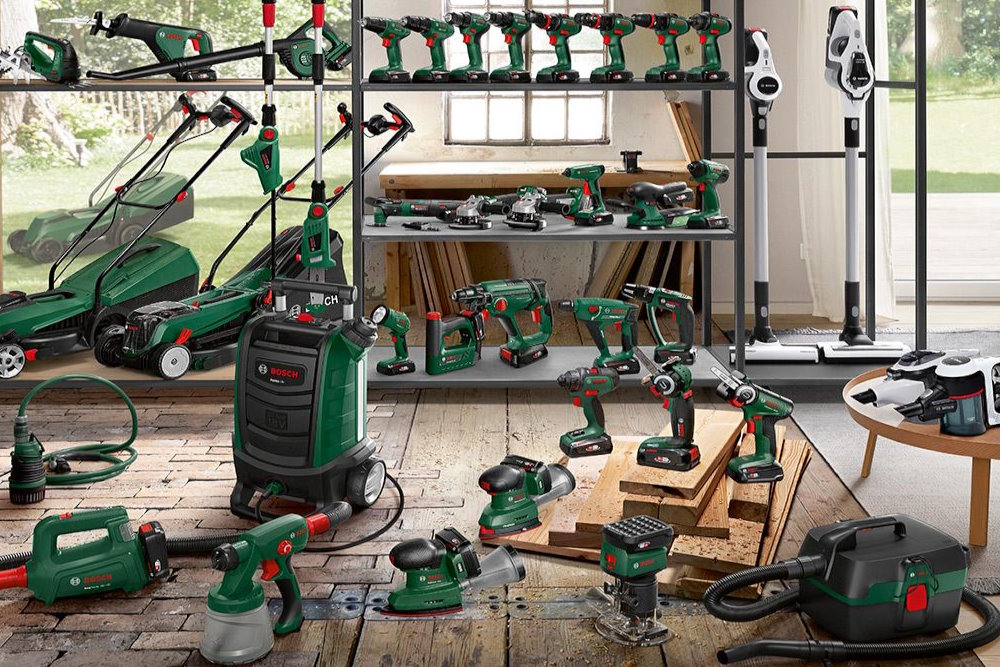 Eine Übersicht von Bosch Home & Garden Geräten