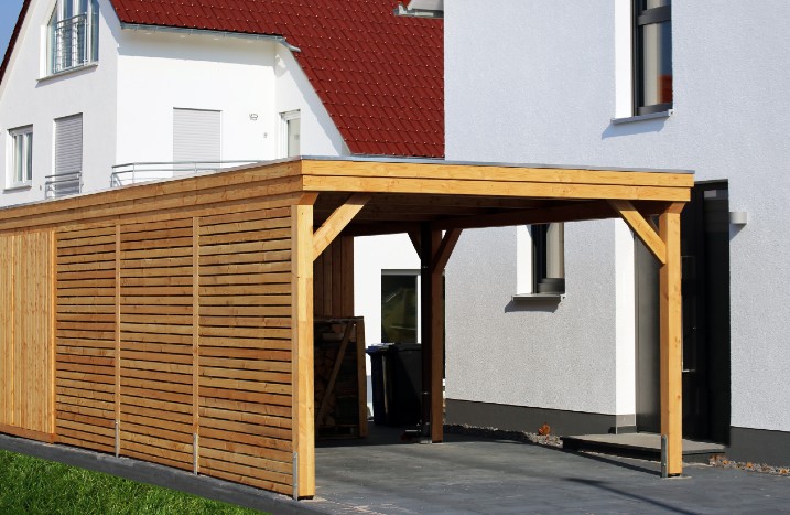 Carport aus Holz