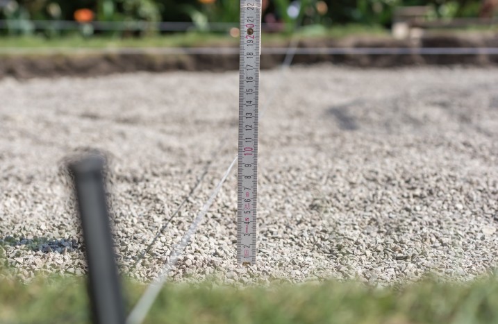 Richtschnur im Garten