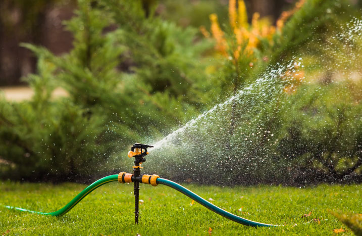 Automatisch Sprinkler Abs Kunststoff Kreis Wasser Schlauch Bewässerung Garten 