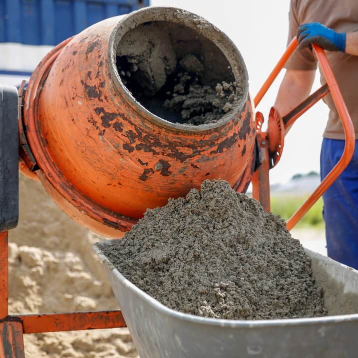 Beton, Mörtel und Zement