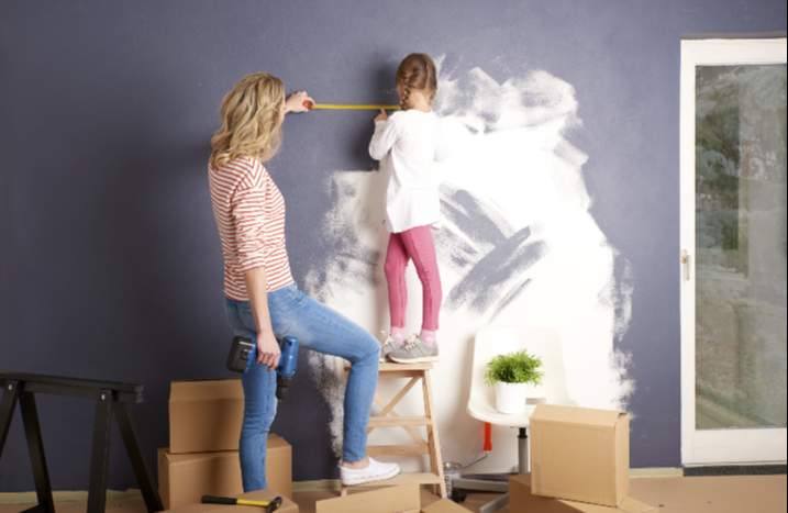 Wand streichen
