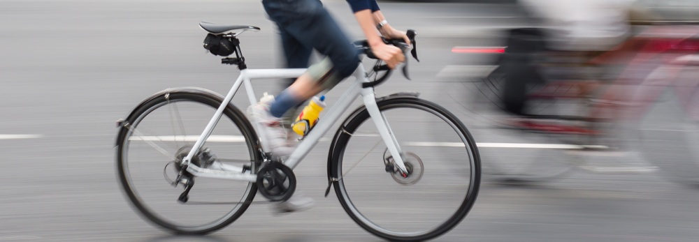 Fahrrad auf der Straße