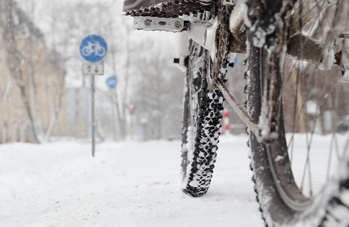 Fahrrad Winter Beleuchtung Reflektoren Reifen