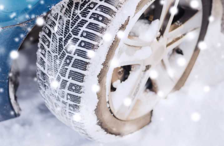 Reifen im Schnee