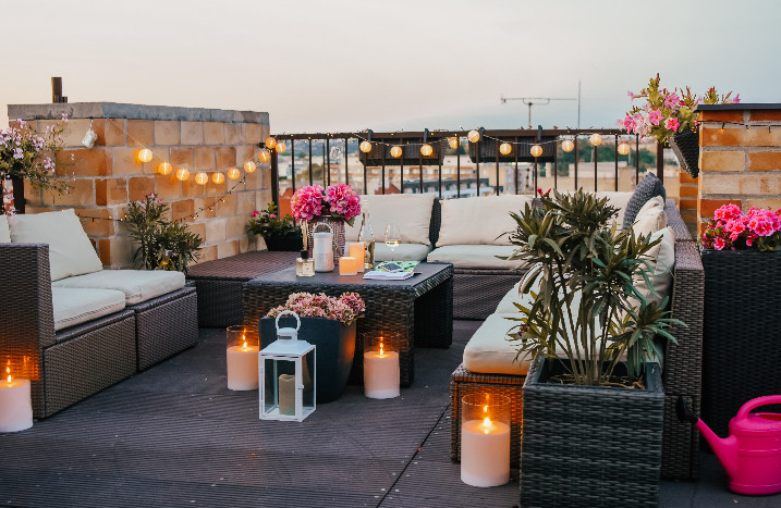 Mediterrane Dachterrasse