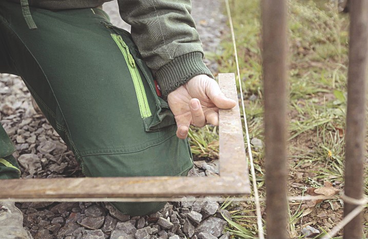 Maurerwinkel zum Einhalten des rechten Winkels