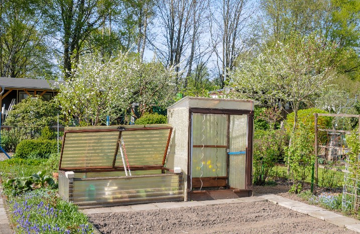 Frühbeet im Nutzgarten