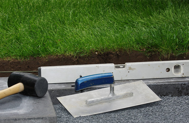 Kunststoff Gartenzaun WPC Werkzeug