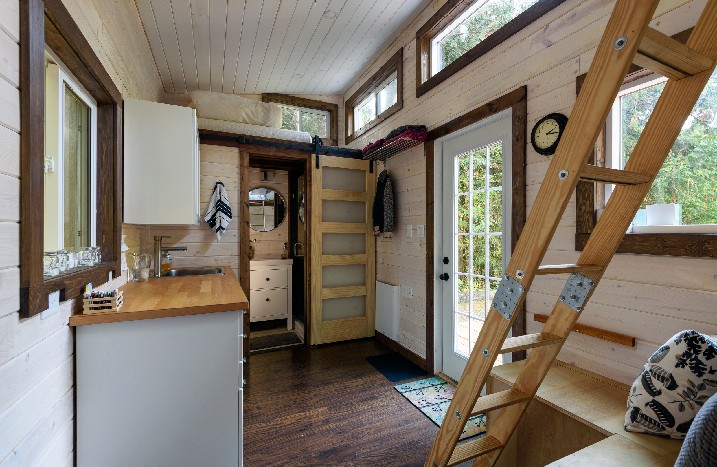 Ein Tiny House von Innen.