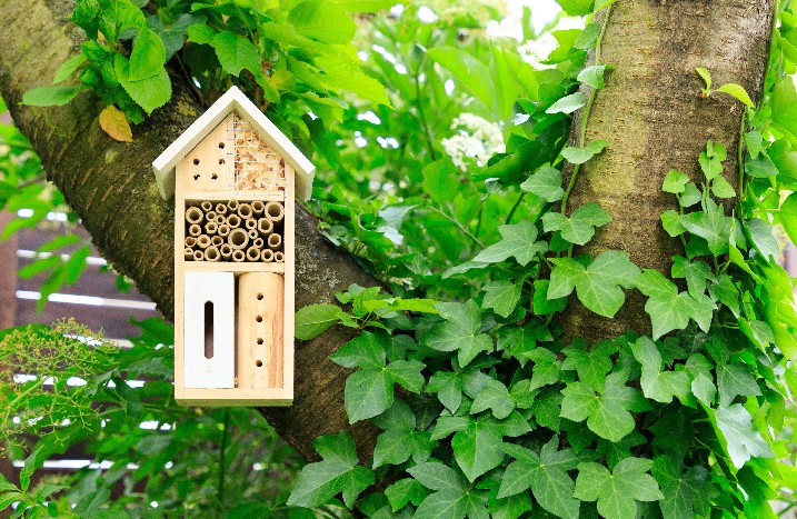 Insektenhotel am Baum