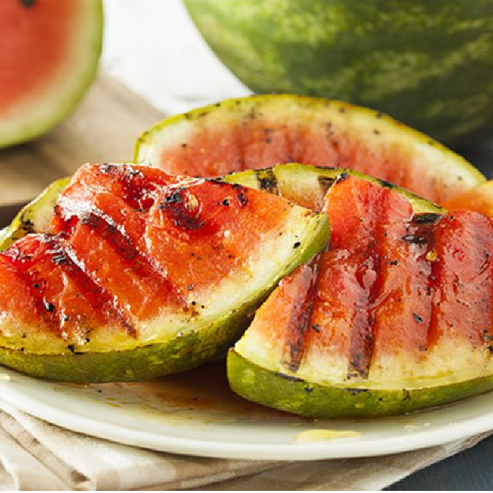 Gegrillter Wassermelonen-Salat