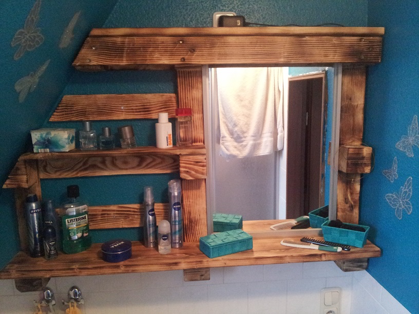 Möbel aus Europaletten mit Beleuchtung