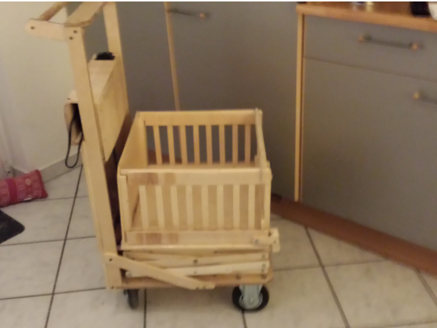 Trolley, Rollwagen mit Hubfunktion