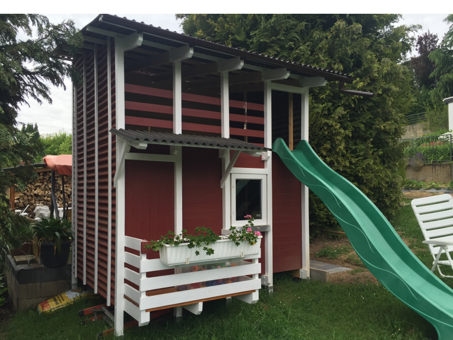 Spielhaus 2 Etagen